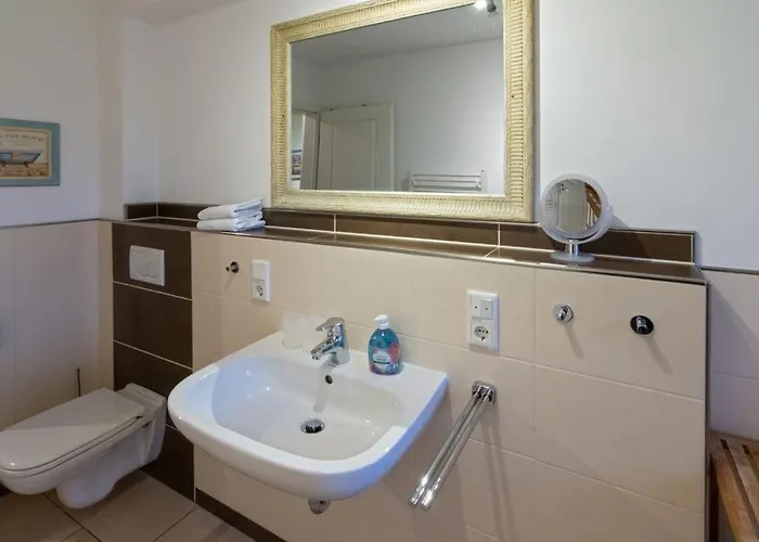 아파트 Ferienwohnung-deichblick 노르다히